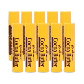 COCOCARE Bálsamo labial de manteca de cacao, 15 oz, 10 piezas                                                                                         