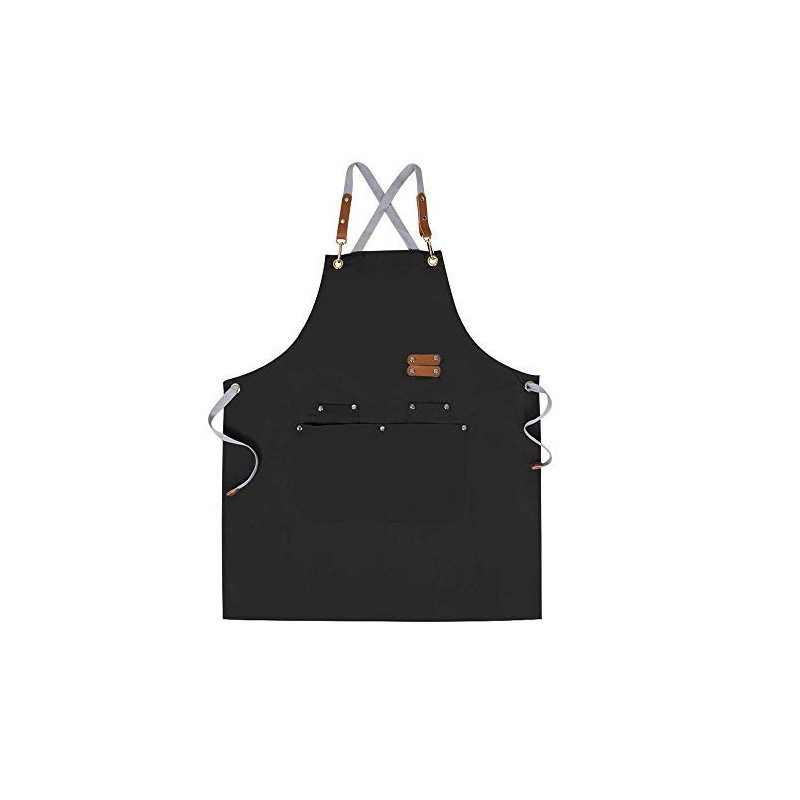Chef Apron-Cross Back Apron for Men Women with Adjustable Straps