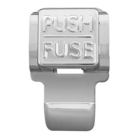 GG Grand General 67814 Chrome Plastic Fuse Box Push Button for Freightliner Century, Columbia, Coronado
