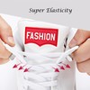 Hezhou 2 Pairs Elastic Shoelaces Without Tying Flat 6 mm