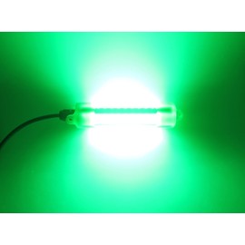 Lightingsky 12V 45W 4500 Lumens LED Submersible Fishing Light 4 Sides Underwater Fish Finder Lamp with 5m Cord (Green-45W)