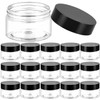 SenseYo 15 Pack 1 OZ Plastic Small Travel Container Jars