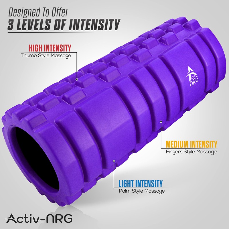 ActivNRG Fitness Foam Roller for Deep Tissue Muscle Massage Trigger