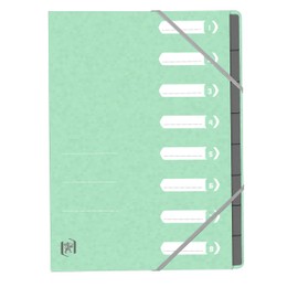 Oxford TopFile+ A4 8 Position Folder Cover Pastel Colours