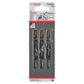 Bosch 2608633104 Jigsaw Blade"T 130 Riff" (3 Piece)
