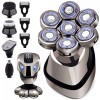 AidallsWellup 7D 5-in-1 Electric Head Razor for Bald Men, Anti-Pinch/Cor