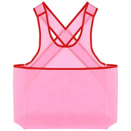 CALLARON Delantal de ropa húmeda con bolsillos, delantal de secado de ropa para lavandería, 31 x 21 x 11 pulgadas, Rosado, 80.00X55.00X28.00CM