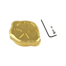 POSH 132315-12 Motorcycle Supplies Aluminum Machine Radiator Cap Z900RS/CAFE (21-23 Years) Champagne Gold