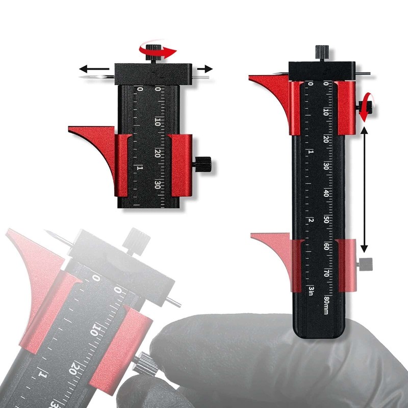 Gundam Model Building Line Ruler + 3 Pins DIY Model