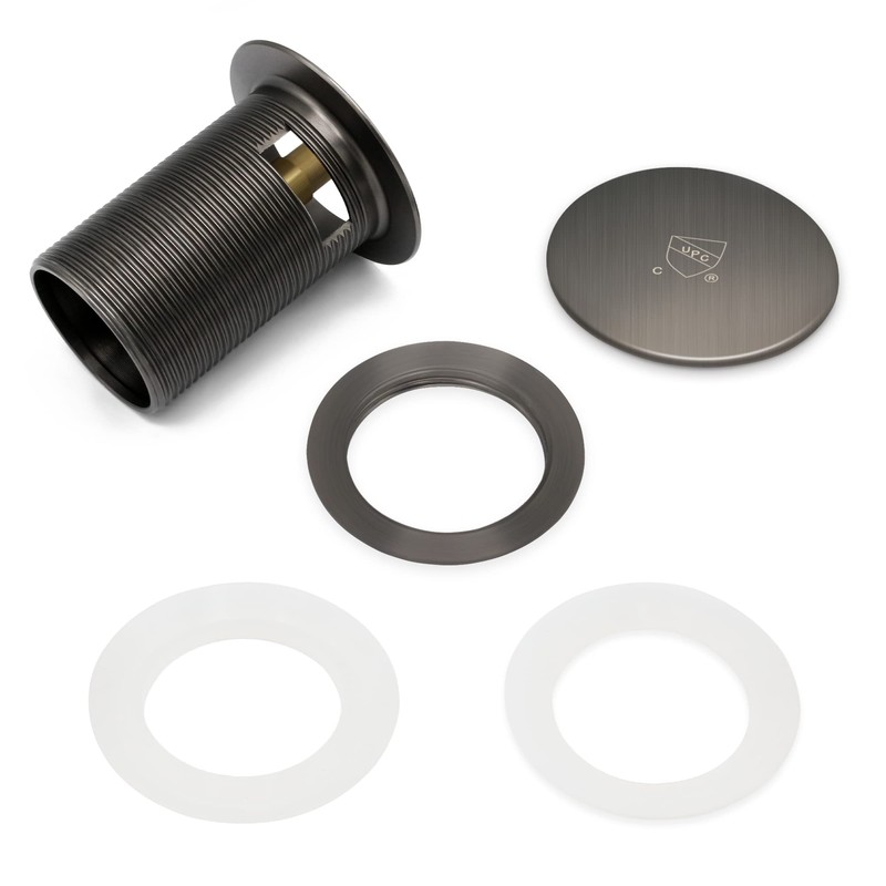 FerdY Pop-up Drain for Freestanding Bathtub, Space Gray, cUPC Certification,
