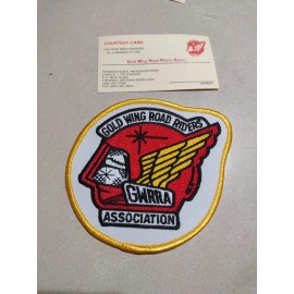 Unbranded Gold Wing Road Riders GWRRA Honda Motorcycle Club Patch