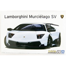Aoshima 1/24 Scale '09 Murcielago LP670-4 SV - Plastic Model Buiding Set # 59012