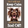 Cocker Sprocker Spaniel pet dog funny flexible fridge magnet Keep