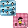 Chibimaruko character mini towel handkerchief towel border