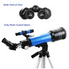MaxUSee Travel Telescope with Backpack - 70mm Refractor Telescope &