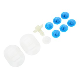 10PCS Car Side Skirt Fixing Clip Set 1610186180 Strong Clamping Force Replacement for Citroen DS3 2009 ‑ 2015,Molding Products