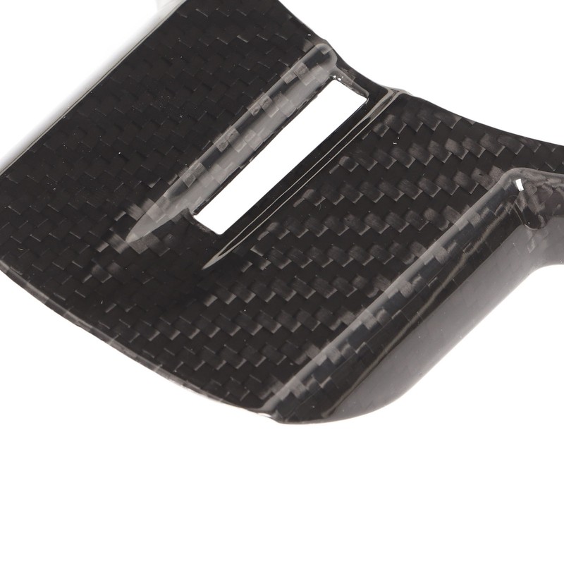 Car Steering Wheel Trim Genuine Carbon Fiber Interior Decoration Replacement