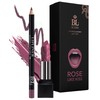 BL Color Matched Lip Liner & Lipstick Set (Rose) -