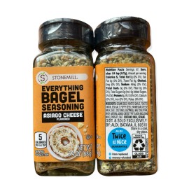 stonemill Everything Bagel Seasoning 4 Flavor Original Jalapeño Asiago Himalayan Pink Salt