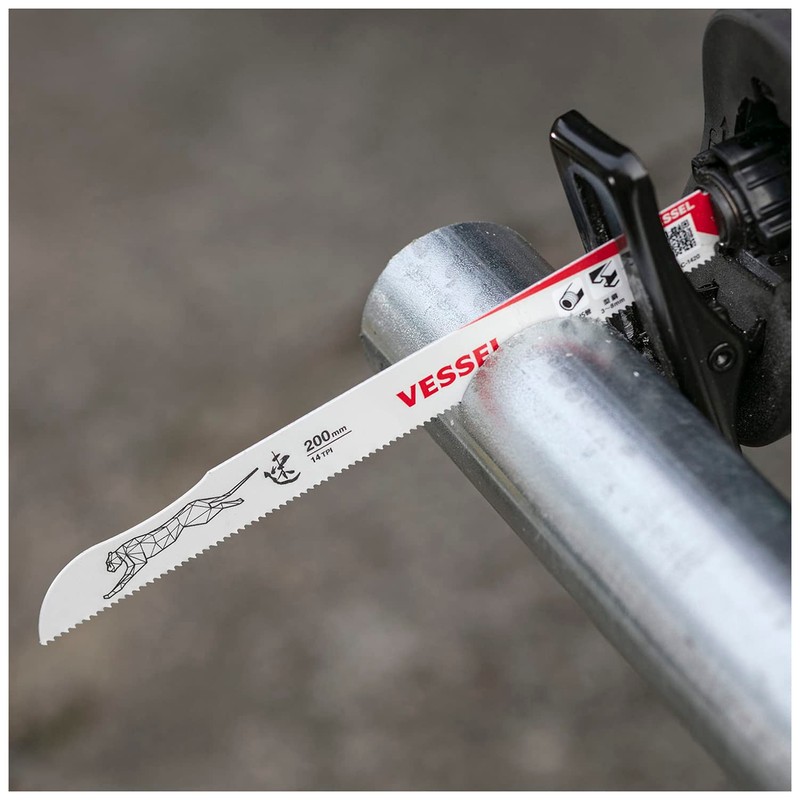 Vessel SBC-1415-5 Saber Saw Blade Cheetah Metal For Ironwork, Blade