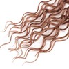 14 Inch Deep Faux Locs Crochet Hair - 8 Packs