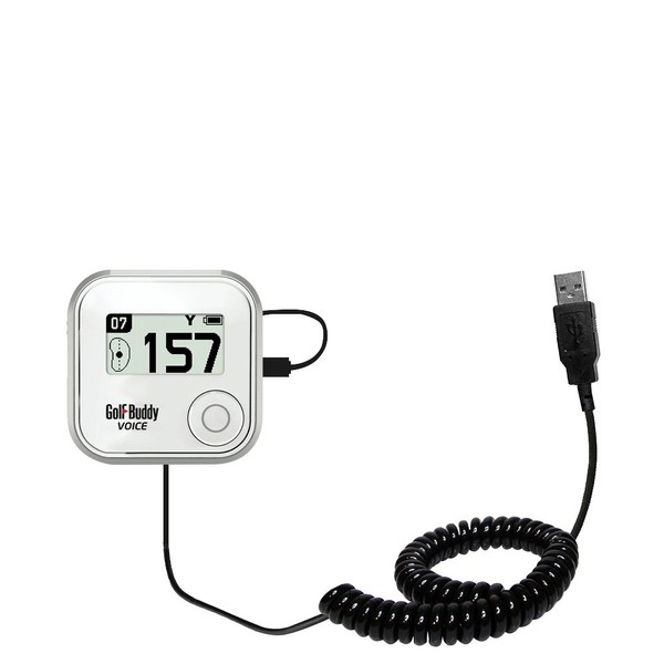 Coiled Power Hot Sync USB Cable Suitable for The Golf