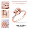 LIPIODOL 12 pcs Ring Sizer Adjuster, Invisible Rings Pieces Ring