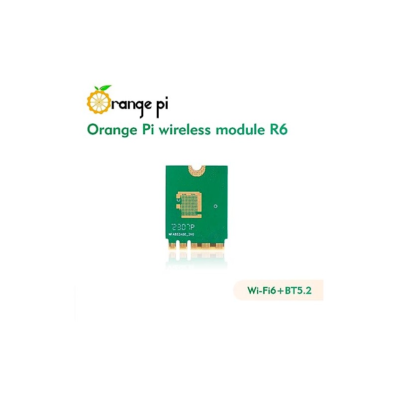 Orange Pi Módulo Inalámbrico R6, Tarjeta Inalámbrica PCIe WiFi 6
