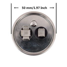 BOJACK 35uf 370 450V AC CBB65 Round Motor and Fan Start Capacitor 35 MFD 10000 AFC