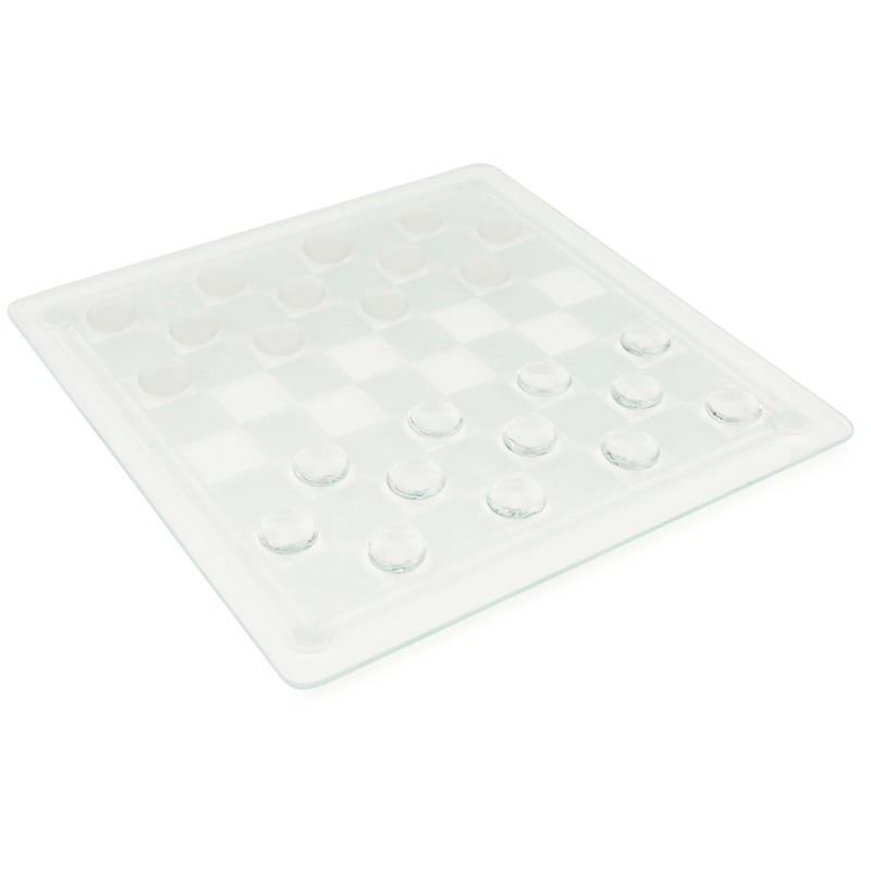 Spin Master Games, Clear Chess and Checkers Set with Glass