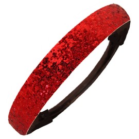 Glitter Headband Girls Headband Sparkly Hair Head Band Red