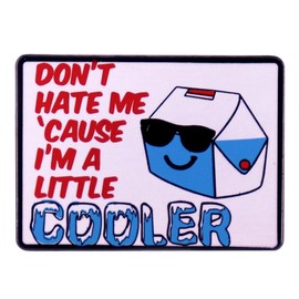 Food Box Enamel Pin Cartoon Milk Box Brooch Button Badge Don't Hate Me Cause I'm A Little Cooler Enamel Pin Brooch Gift for Kids Friends Lapel Pin jewelry Clothes Jeans Cap Bag