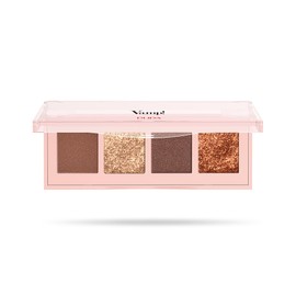 Pupa Vamp! 002 Gold Bronze Eyeshadow Palette - A Choice of Colours Must Have Available in 6 Variations and 3 Different Finishes for Natural to Intense Eye Makeup