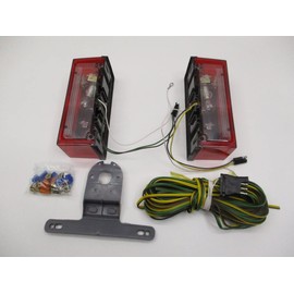 CTW Submersible Incandescent Over 80" Trailer Marker Stop Brake Turn Tail Light Kit