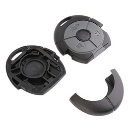 MG Rover 3-Button Remote Key Shell Case for Rover MG TF ZR ZS 25 45 (Black, Plastic, Passenger Car)