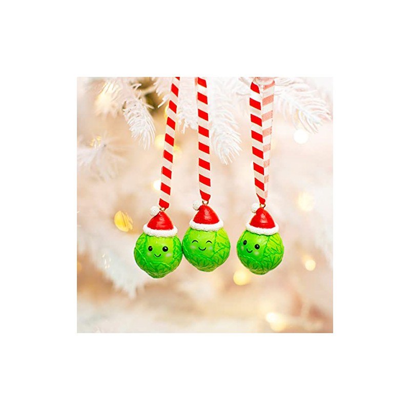 Sass & Belle Brussels Sprout Hanging Decorations - Set of