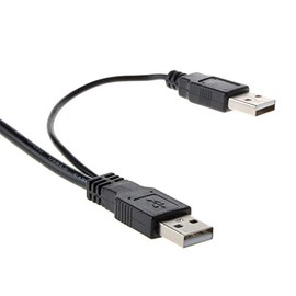 SLLEA USB Y Charger+Data SYNC Cable Cord for EMC Iomega eGo X 500GB 1TB Portable Drive
