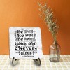Inspirational Wood Sign Rustic Desk Decor Decorative Positive Christian Religious