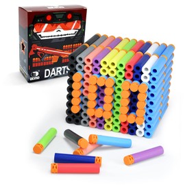 EKIND Paquete de Recarga de 100 Dardos Waffles Balas de Espuma Compatible con Blaster de la Serie NERF N-Strike (Color Mixto)