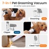 oneisall Dog Grooming Vacuum, Pet Grooming Vacuum with Clipper Nail