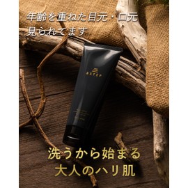  BSTEP Men's Facial Cleansing Foam, Pore Care x Ultra Dense Foam x Root Oily x 4.2 oz (120 g)