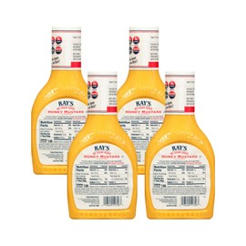 Sweet Baby Ray's No Sugar Added Honey Mustard (16 Fl Oz, Pack of 4)