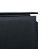 Kenro Black Textured Photo Album with Silver Corners for 200