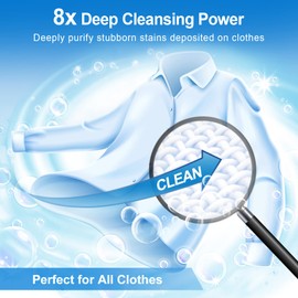 Binbata Laundry Detergent Sheets, 200 Count, Fragrance Free, Unscented, Eco-Friendly, Hypoallergenic, Biodegradable, Plastic Free, Liquidless, Suitable for Sensitive Skin