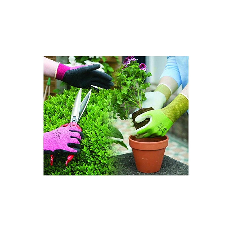 2 x Pairs Showa Floreo 370 Lightweight Gardening Gloves -