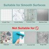 Qiic 4 PCS Shower Caddy Adhesive Replacement Hook, No Drilling