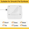 sourcing map 3.3 ft Retractable Cable Lock with Latch Remote