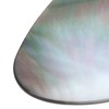 2PCS Set Guitar Picks Shell Teardrop Shaped Acoustic Guitar Picks