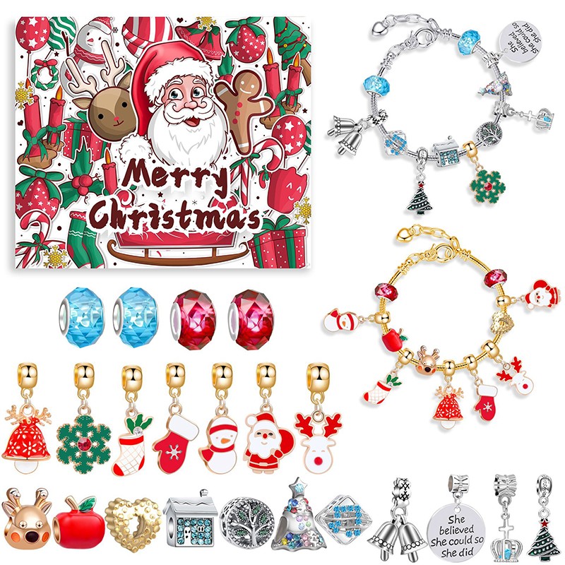Children Bracelet Making Kit Gift Box DIY Crafts Arts Christmas
