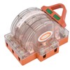 Disconnect Knife Switch Full Copper Transparent Shell 3 Pole Double